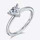 1 Carat Moissanite 925 Sterling Silver Solitaire Ring 💜