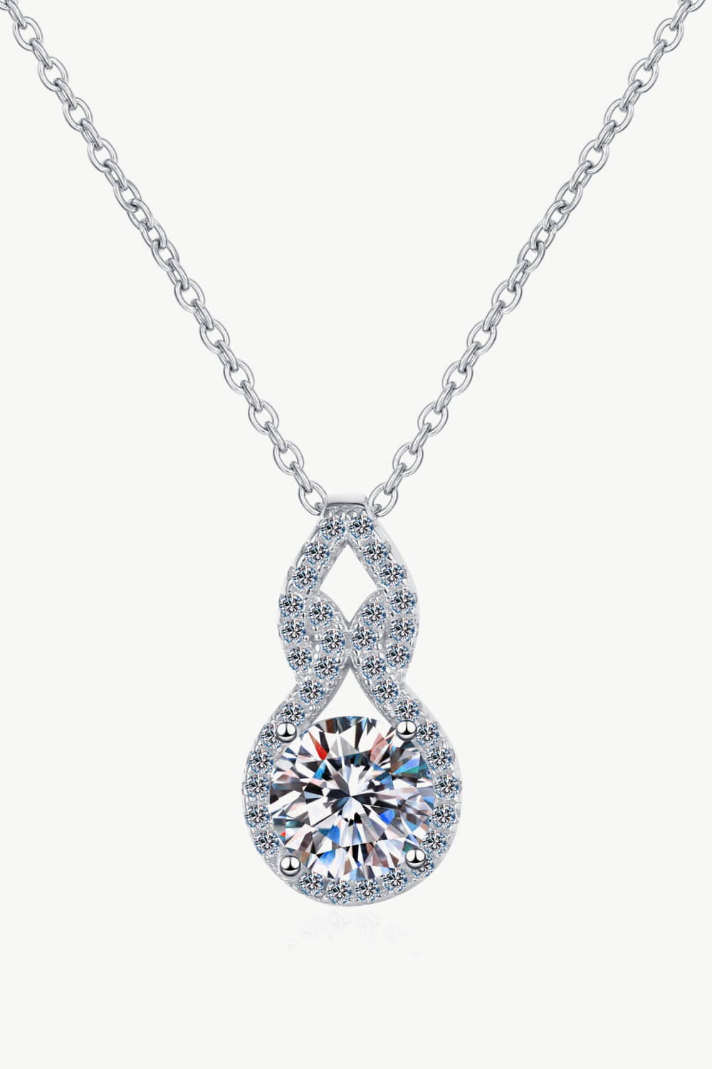 1 Carat Moissanite Women's Pendant Necklace