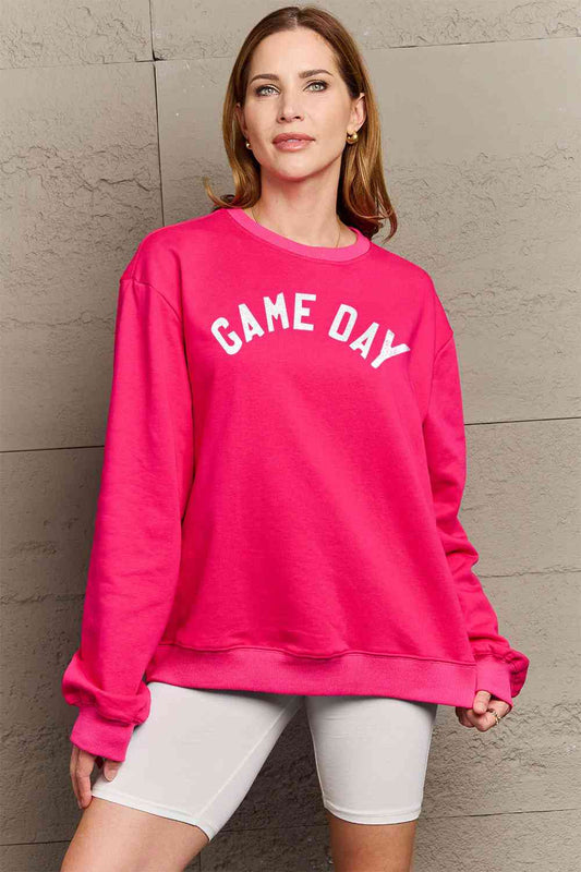 Simply Love Full Size GAME DAY Graphic Sweatshirt