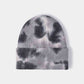 Tie-Dye Cuffed Rib-Knit Beanie Hat