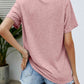 Seasonal Easter Bunny Graphic Round Neck T-Shirt