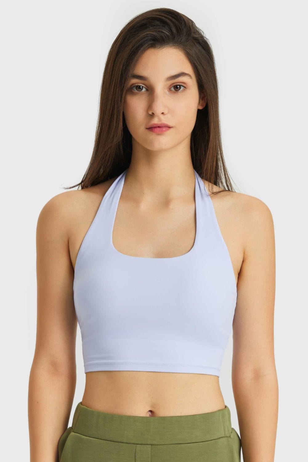 LB&M Style Breathable Halter Neck Sports Bra