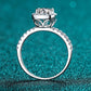 Ariel&Emaline Square Moissanite Ring