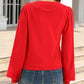 Collared Long Sleeve Button Down Cardigan