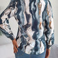 Printed Button Up Long Sleeve Shirt