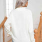Openwork Geometric Mock Neck Sweater