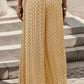 Printed Tied Wide Leg Pants