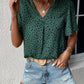 Women's CLASSY Animal Print V-Neck Flutter Sleeve Blouse
