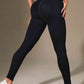 Black Wide Waistband Sports Leggings