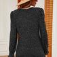 Square Neck Flounce Sleeve T-Shirt