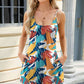 Scoop Neck Cami Romper with Pockets