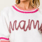 BiBi MAMA Contrast Trim Short Sleeve Sweater - Brand BiBi