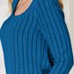 Basic Bae Full Size Ribbed Long Sleeve T-Shirt