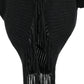 One Size Fringe Detail Long Sleeve Ribbed Poncho