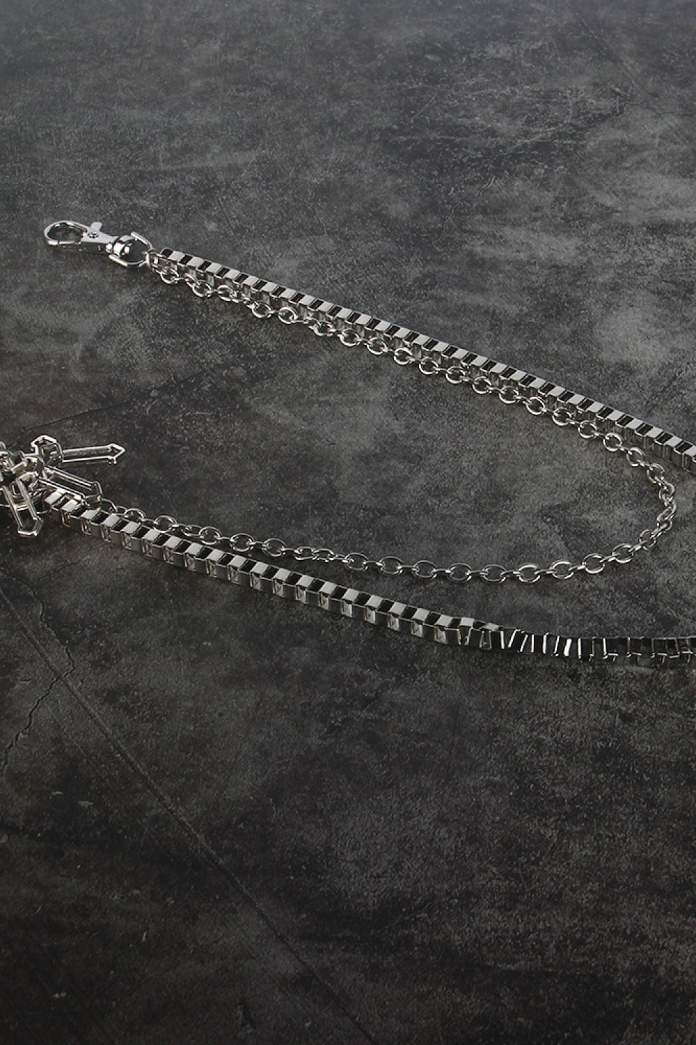 GorgeousNights Double-Layered Cross Waist Chain