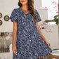 Women's Cressida Animal Print Button Front Flutter Sleeve Dress