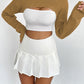 Full Size Distressed Long Sleeve Cropped Sweater