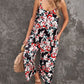Printed Spaghetti Strap Jumpsuit with Pockets