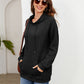 Full Size Raglan Sleeve Front Pocket Hoodie