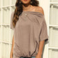 One Shoulder Short Sleeve T-Shirt
