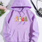 CHRISTMAS Graphic Drawstring Hoodie with Pocket