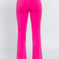 ACTIVE BASIC Waist Elastic Slim Flare Yoga Pants