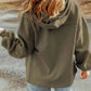 Hannah Full Size Zip-Up Drawstring Hooded Jacket