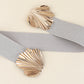GorgeousNights Zinc Alloy Buckle Elastic Belt
