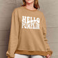 Simply Love SEASONAL Full Size HELLO PUMPKIN Graphic Sweatshirt