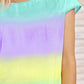 Tie Dye Round Neck Short Sleeve Tee