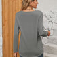 Full Size Square Neck Long Sleeve T-Shirt