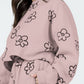 HANNAH MEA Floral Dropped Shoulder Sweatshirt and Shorts Set