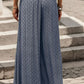 Printed Tied Wide Leg Pants
