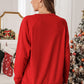 Round Neck Long Sleeve Sweatshirt