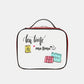 Nicole Lee USA Printed Handbag with Three Pouches