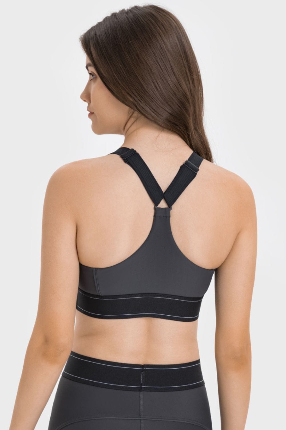 LB&M Style Contrast Sports Bra