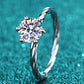 1 Carat Moissanite 6-Prong Twisted Ring 💜