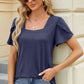 Square Neck Short Sleeve T-Shirt