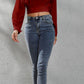 Round Neck Long Sleeve Blouse