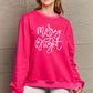 Simply Love Full Size Christmas MERRY AND BRIGHT Graphic Sweatshirt