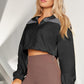 ShaysCoatsnMore Contrast Drawstring Zip Up Jacket