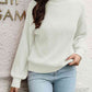 KnittedEmporium Dropped Shoulder Rib-Knit Sweater
