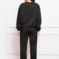 Comfy n' Cozy Round Neck Long Sleeve Sweatshirt and Pants Set