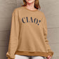 Simply Love Full Size CIAO！Round Neck Sweatshirt