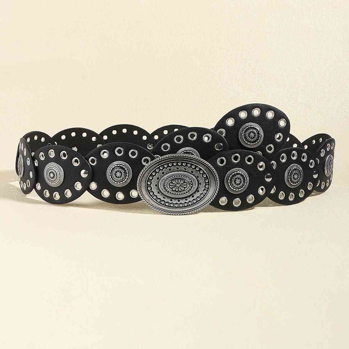 ChicBelts Oval PU Belt