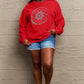 Simply Love SEASONAL THEMED Full Size SNOW DAY SUPPORTER Round Neck Sweatshirt