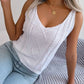 Cable-Knit Scoop Neck Knit Vest