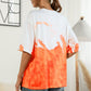 Women's Tie-Dye Round Neck Tee Shirt