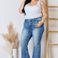 RISEN Full Size High Rise Ankle Flare Jeans