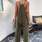 Pocketed Spaghetti Strap Overalls